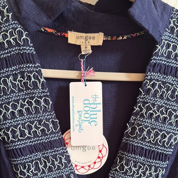 👗 Umgee: Navy Blue Dress - Picture 2 of 6